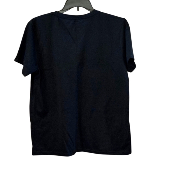 Disney Peter Pan Short Sleeve T-shirt Black with Colored Graphics Women size L - Picture 3 of 10